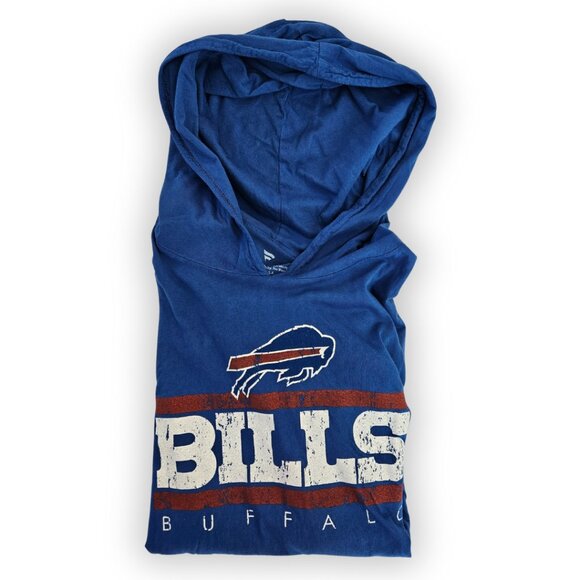BUFFALO BILLS BLUE FANATICS TSHIRT HOODIE SIZE 2XL - Picture 1 of 3